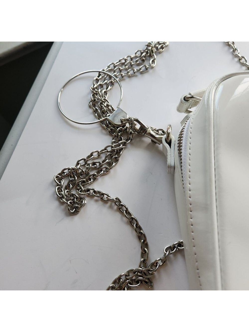 Junya Watanabe white patent leather bag BNWOT - Picture 5 of 14